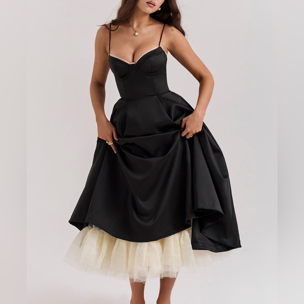 House of CB Mademoiselle Dress in black